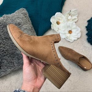 Suede Mules